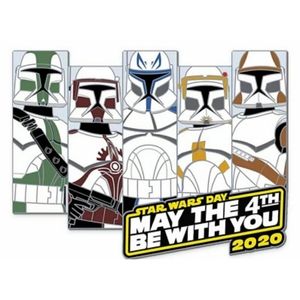 LE Disney Star Wars Day 2020 Clone War Jumbo Pin